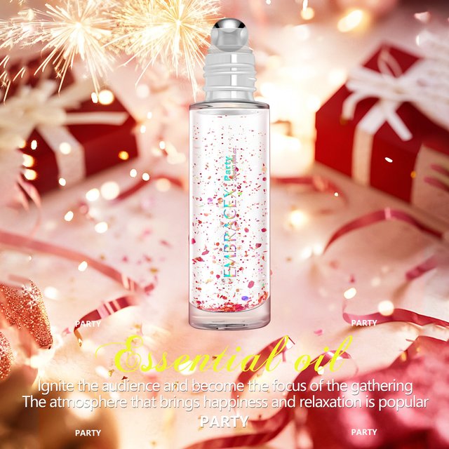 Huiles parfumées de fête 20 ml, flacon à bille, parfum longue durée, format voyage, rafraîchisseur d'air pour voiture, cadeaux pour voiture, convient pour un usage quotidien.