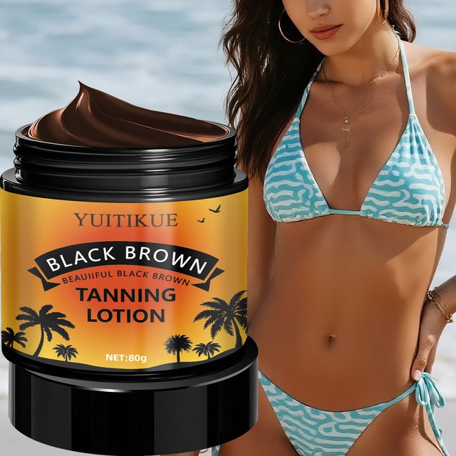 YUITIKUE Get Summer Color Fast Sunless Tanning Lotion 80g - Moisturizing & Hydrating, for All Skin Tones, No Patience Needed