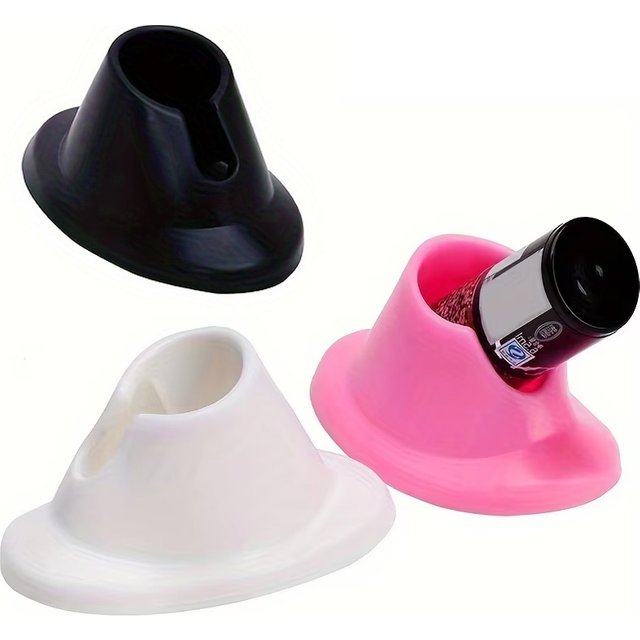 Nail Polish Bottle Holder, Nail Polish Stand, Soft Rubber Nail Polish Bottle Holder, Polishing Stand, Cannot Be Opened, No Tip