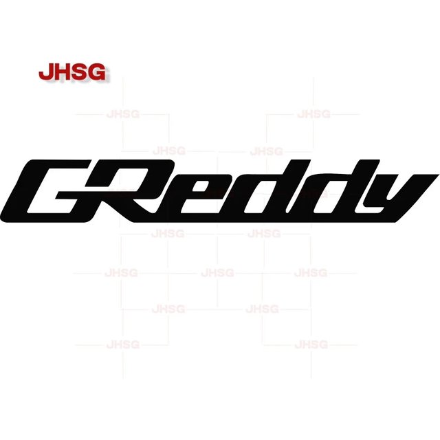 GREDDY Car Stickers Personality Sunscreen Scratch Proof Decals Creative Waterproof Die Cut Bumper Car Accessories