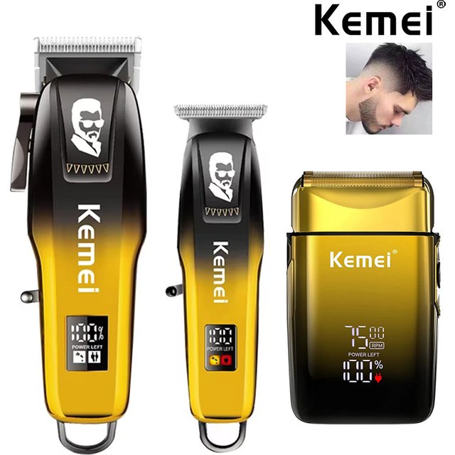 Kemei Original Hair Clipper Kit for men,Electric Shaver,Hair Trimmer,Professional Cutting Machine,KM-8501,KM-TX10,Kit