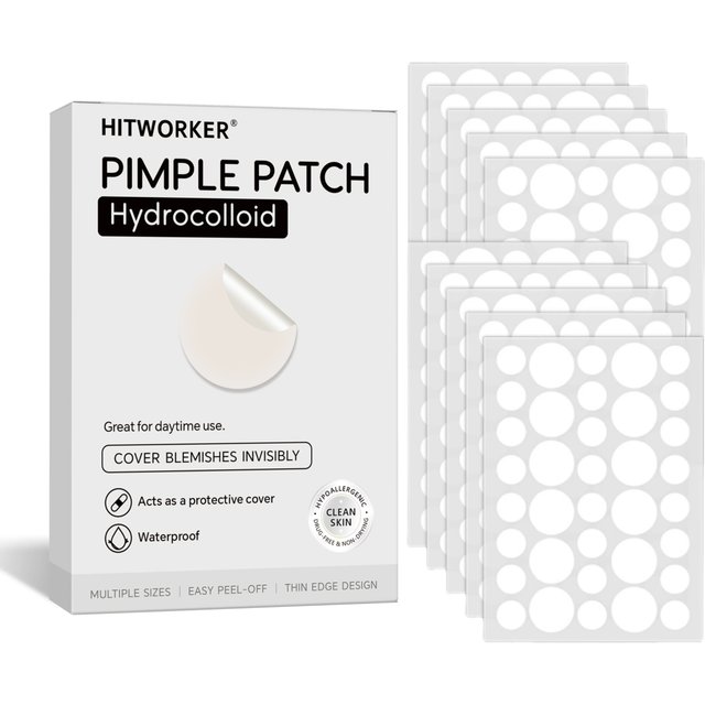360pcs Face Acne Patch Invisible Skin Care Pimple Acne Patches Anti-inflammatory Healing Absorbing Spot Sticker Covering Acne