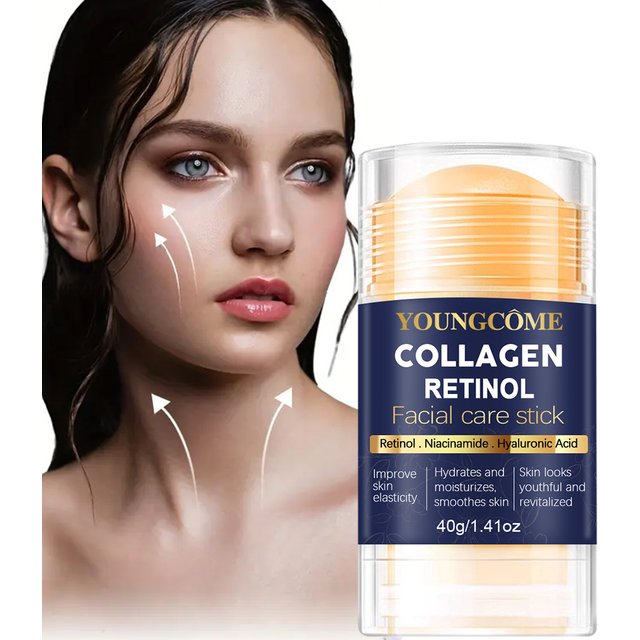 Collagen Retinol Facial Care Stick Moisturizing Deep Hydration Suitable for dry Aging Face Cream Moisturizing Skin Repair