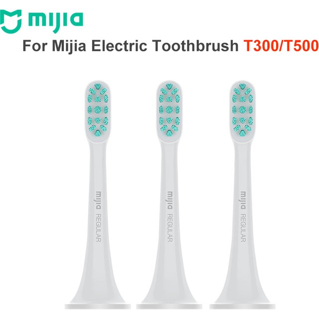 3pcs Original MIJIA T300 T500 Sonic Toothbrush Heads Teethbrush Replacement Heads Sonic Oral Hygiene Mi Oral Clean