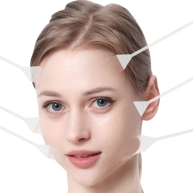 Invisible Facial Slimming Tape Wrinkle Removal Sticker Neck Eye Lifter Sticker Anti Aging Patch Face Lift Tape Face Stickers