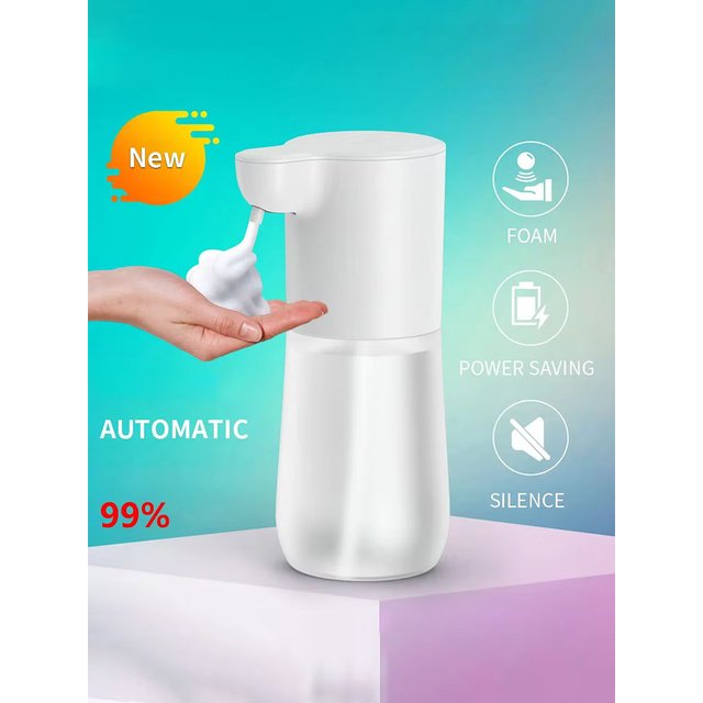 350ML Touchless Automatic Soap Foam Dispenser USB Rechargeable Foam Hand Washer Machine Bathroom Infrared Sensor Soap Dispenser
