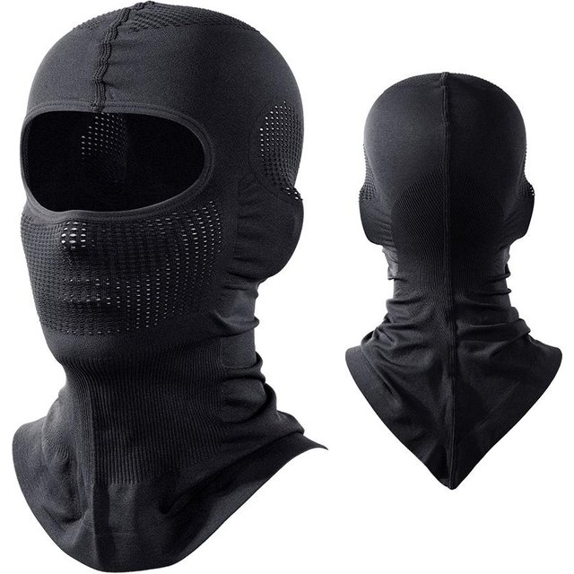 Motorcycle Balaclava Helmet Liner Breathable Full Face Mask Quick Dry Windproof Cycling Motorbike Outdoor Sports Headwear Men
