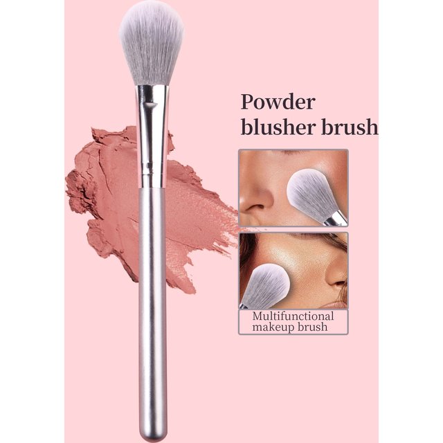 1PCS Soft Hair Blush Highlighter Brush Suitable for Home or Travel to Use Portable Makeup Brush