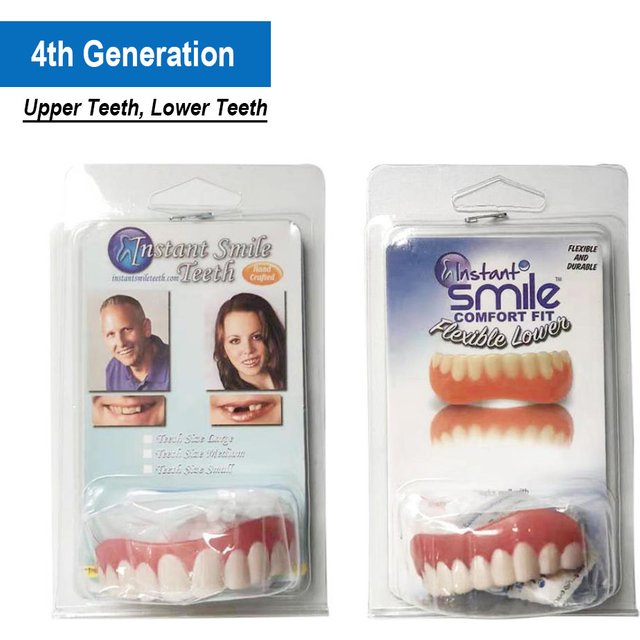Temporary Denture Brace Snap Upper Lower Fake Tooth Veneers False Teeth Whitening Restoration Repair Filling Materials Kit