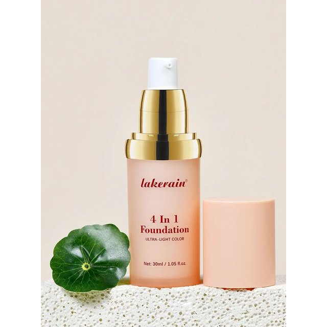 4in1 Foundation Liquid Hydrating Full Coverage Concealer SPF30 Long-wearing Waterproof Even Skin Tone Foundation Face Cosmetics