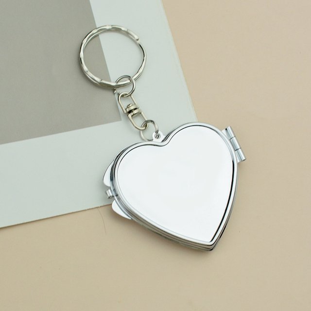 Portable Makeup Mirror Metallic Double Sided Pocket Mirror Metal Cosmetic Mirror High-Definition For Gift Bedroom Daily