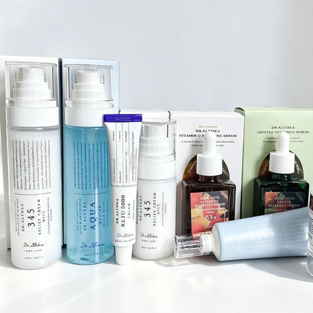 Dr.Althea 147 & 345 Relief Cream 345 Cream Spray 60ml &100ml Aqua Marine Jelly Mist Marine Watery Cream Korean Skincare Products