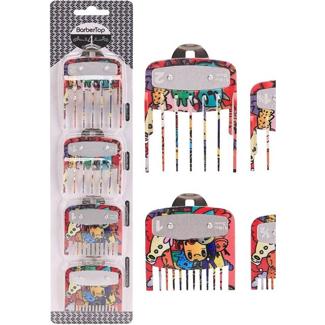 Hair Clipper Limit Comb Guide Limit Comb Trimmer Guards Attachment 3-25mm Universal Colorful