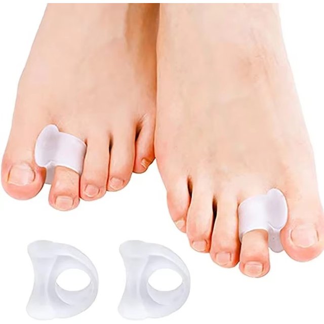 1-6 Pair Foot Care Tool Toe Separators Toe Silicone Foot Care Orthopedic Finger Toe Bunion Guard Separator Correction Pad