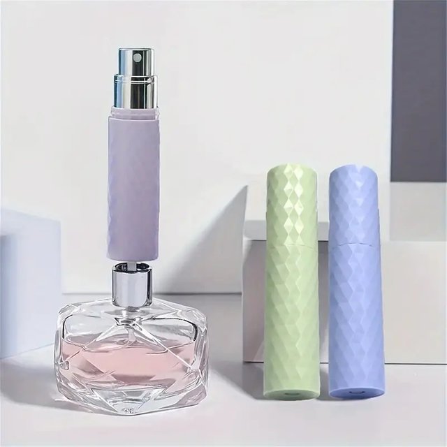 Bouteille de parfum rechargeable de 5ml, avec pompe à parfum en Spray, conteneurs cosmétiques vides