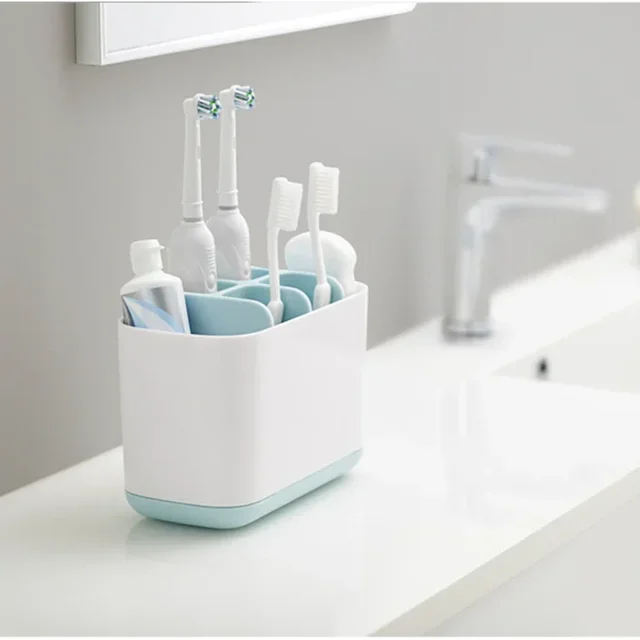 1pcs Toothbrush Toothpaste Holder Case Shaving Makeup Brush Electric Toothbrush Holder Organizer Stand Bathroom Accessories