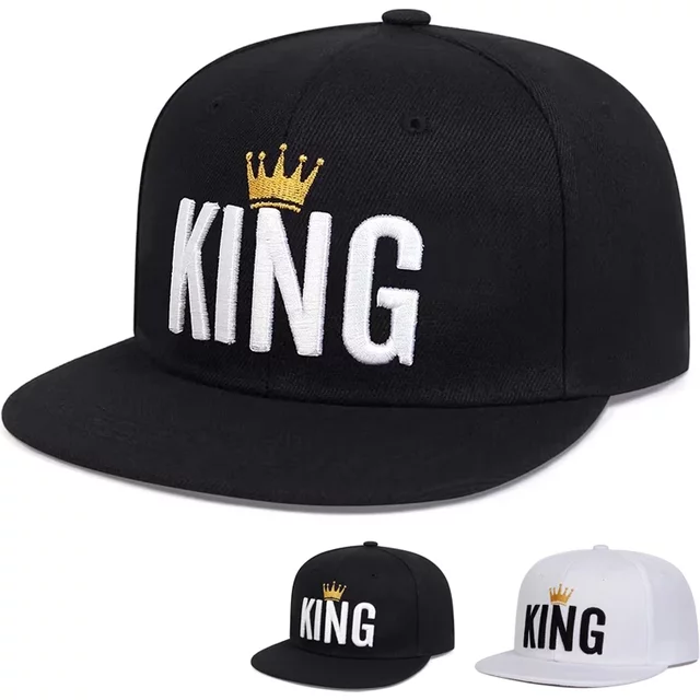 Unisex Crown KING Embroidery Hip-hop Hats Spring And Autumn Outdoor Adjustable Sports Casual Baseball Caps Sunscreen Hat