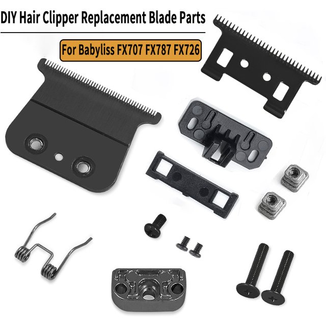 FX707 Barber Clipper Replacement Blades Spring and Plastic Sheet For BabylissPro FX787 FX726 Hair Trimmers Accessories DIY Parts