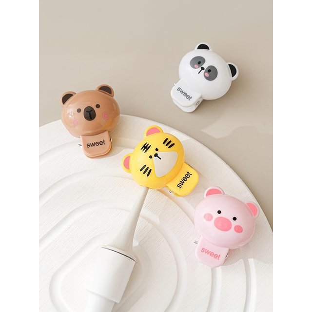 Cartoon Animals Toothbrush Head Cover Clips Portable Electric Toothbrush Dustproof Head Protector Cap Household Travel