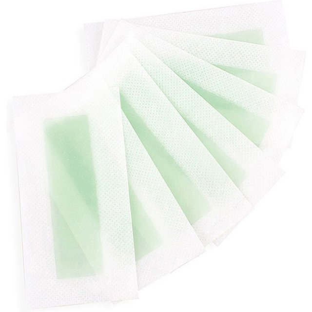 12/24Pcs Facial Lip Wax Strips Hair Removal Kit for Face Chin Upper Lip Jaw Eyebrow Beard Easy to Use Hair Removal Tool