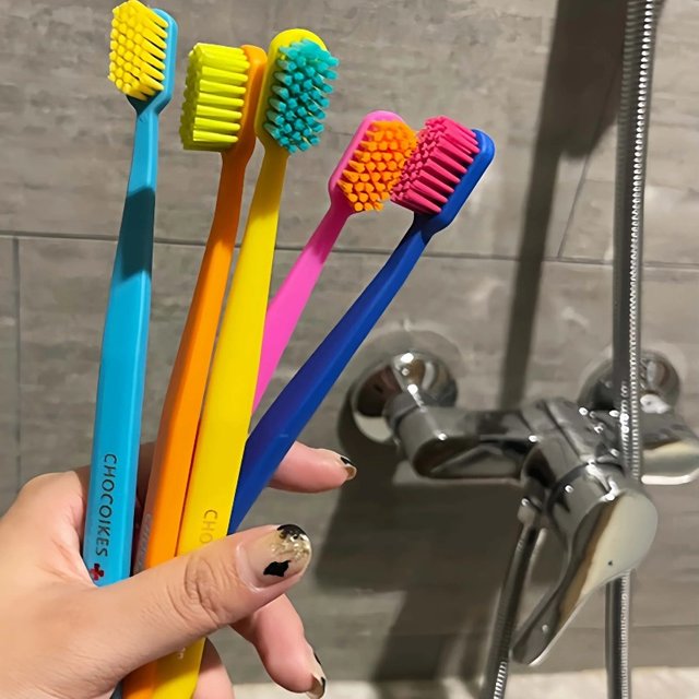 Swiss Toothbrushes 5 Colorful Candy Colored Soft Bristled Toothbrushes Hotel Homestay Couple Care Toothbrushes soft toothbrush