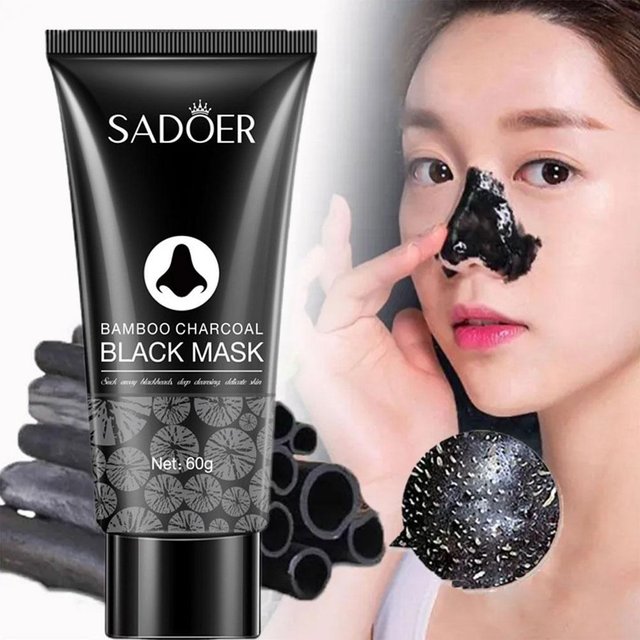 Masque facial pour l'élimination des points noirs, masque antarctique unisexe, charbon de bambou, pores, élimination de la zone T, nettoyage en profondeur, masque pelable, soins de la peau, D343