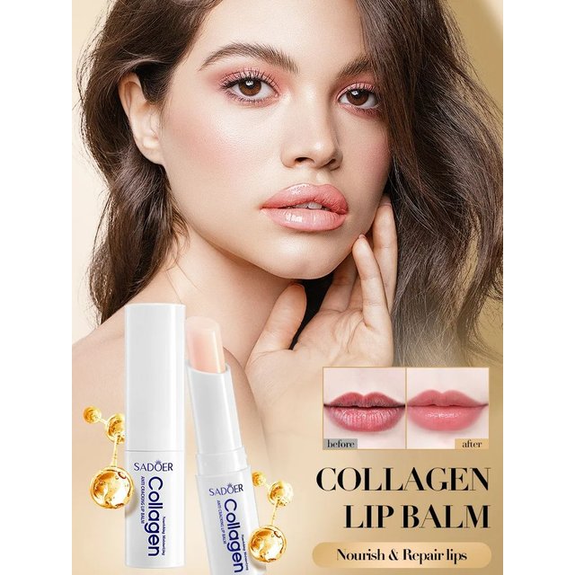 Collagen Lip Balm - Moisturizing Anti Fall And Winter-Nourishing Hydration Cracking, Brightening & Repairing Lip Care
