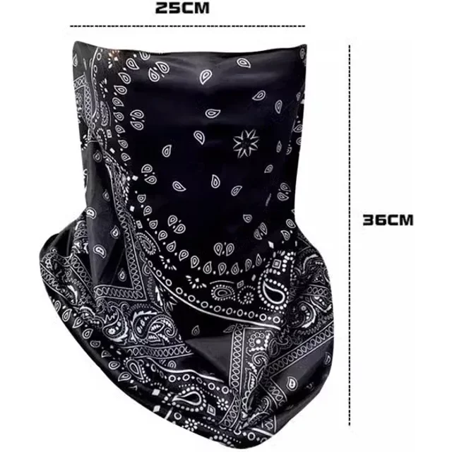 Fashion Punk Sunscreen Mask for men Women Summer Face Neck UV Protection Ear Scarf Hip Hop Outdoor Sports Cycling Bandana Scarfs