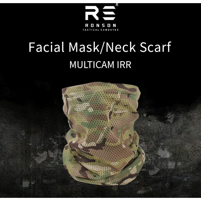MC Camouflage for Tactical Face Mask Summer Outdoor Riding Mask Face Sun Protection Neck Scarf Windproof Headscarf Near-Infrared
