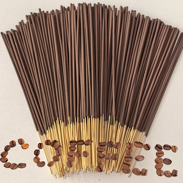 11/77/141 pièces, bâtonnets d'encens parfumés au café de qualité supérieure, fabriqués à partir de poudre parfumée naturelle, plus adaptés à ceux qui aiment le goût du café, un incontournable pour les
