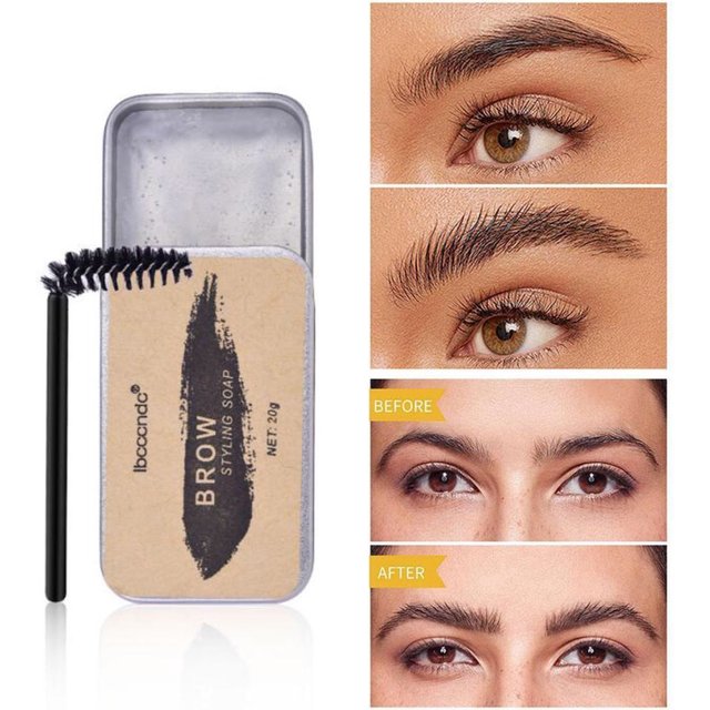 3D Brow Sculpting Gel Waterproof Clear Quick Drying Brow Wax, Long Lasting Brow Lift Enhancer, Cosmetic.