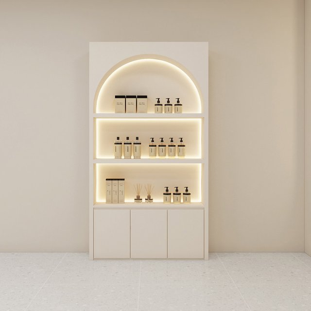 Beauty salon product cabinet Skin care products live stream display cabinet Multifunctional display