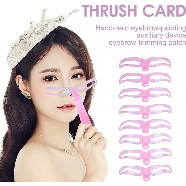 DIY Eye Makeup Stencils Eyebrow Template eyebrow trimming patch Beauty Tools Perfect for Solan professional makeup