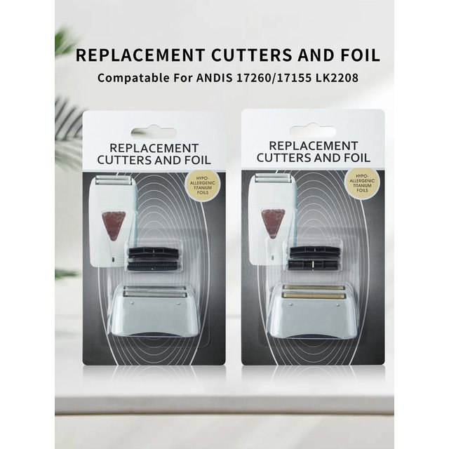 Professional Electric Shaver Foil Replacement Floating Shaving Cutter Head Set For Andis 17260/17155 LK2208 Shaver Accessories