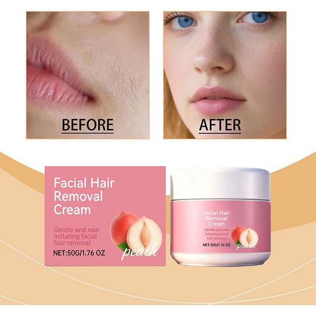 Facial Mild Hair Removal Cream Sensitive Skin Nourishing Hydration Refreshing Lip Facial Skin Women Beauty Soothing Ointment 50g