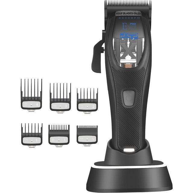 10000RPM Magnetic Vector Motor Professional Men's Hair Clipper DLC Blade with Seat Charger Hair Cutting Machine