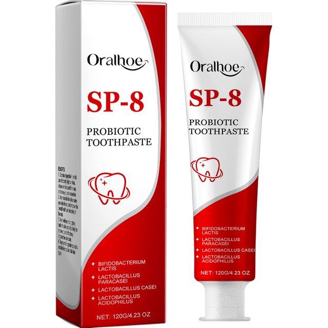 Sp-8 Probiotic Toothpaste Whitening Tooth Remove Plaque Stains Teeth Whitener Oral Hygiene Clean Fresh Breath Dental Brighten