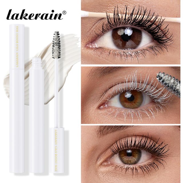 2 In 1 Mascara Eyelash Care Film Enhance Curl Slimness Thickening Nourish Brightening Eyelashes Long-lasting Smudge-free Volume