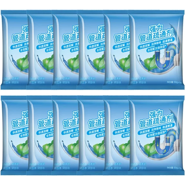 1pc Household drain cleaner deodorant kitchen toilet bathtub sewer cleaning powder Pipe dredging tool Prevent blockage wholesale