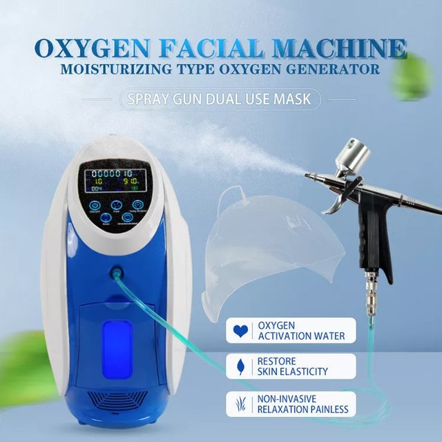 Newest Korea O2 To Derm Water 98% Oxygen Jet O2derm Oxygen Facial Mask Dome Oxygen Infusion O2toderm Dome Machine FR-XG78