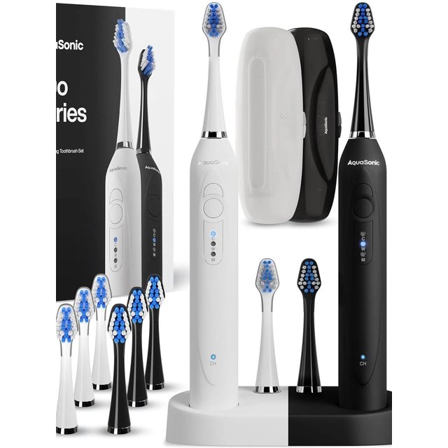 AquaSonic Duo Series Replacement Toothbrush Heads for AquaSonic Duo Series & Home Dental Center