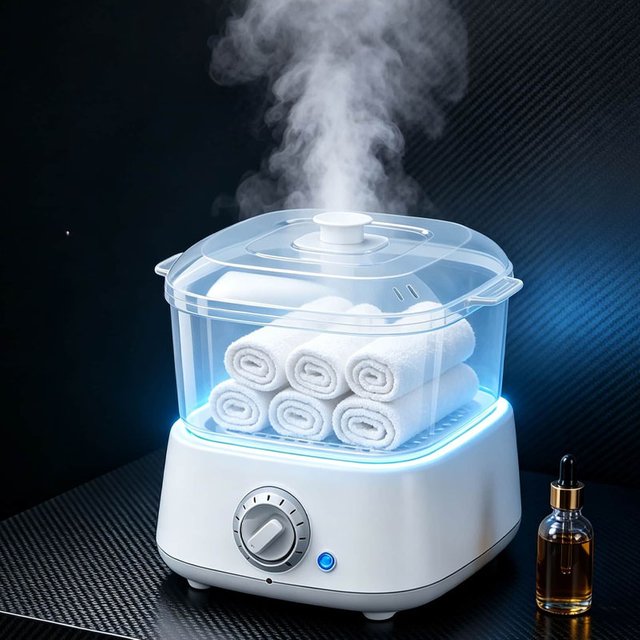 Towel Warmer Steamer Massage Stone Facial Machine Rapid Heating Electric Hot High Capacity Portable Professional Salon Heat