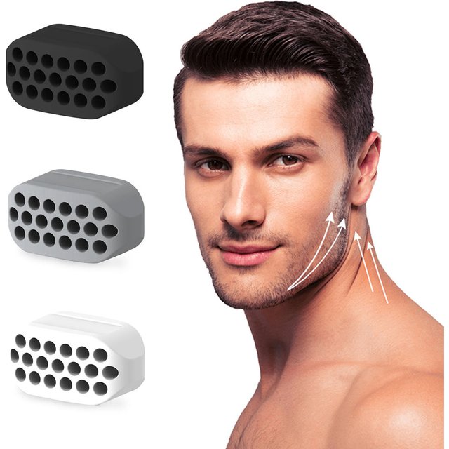 Exercice de mâchoire pour hommes et femmes, exercice de mâchoire faciale, balle de Fitness,