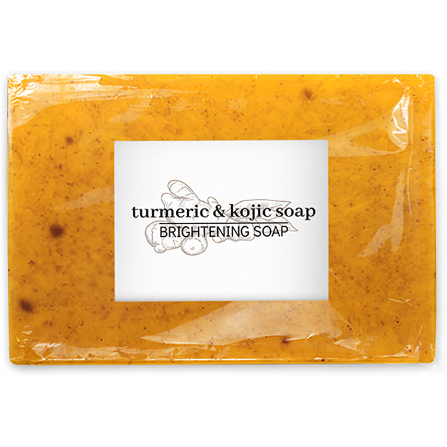 100g Turmeric & Kojic Acid Soap Whitening For Dark Spots Deep Moisturizing, Oil Control & Hydrating Body Wash with Ginger