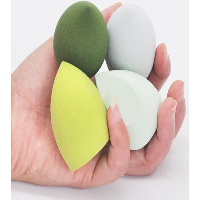4 pcs/bag fashion make up blender cosmetic puff makeup sponge foundation powder sponge beauty tool makeup tool accessories