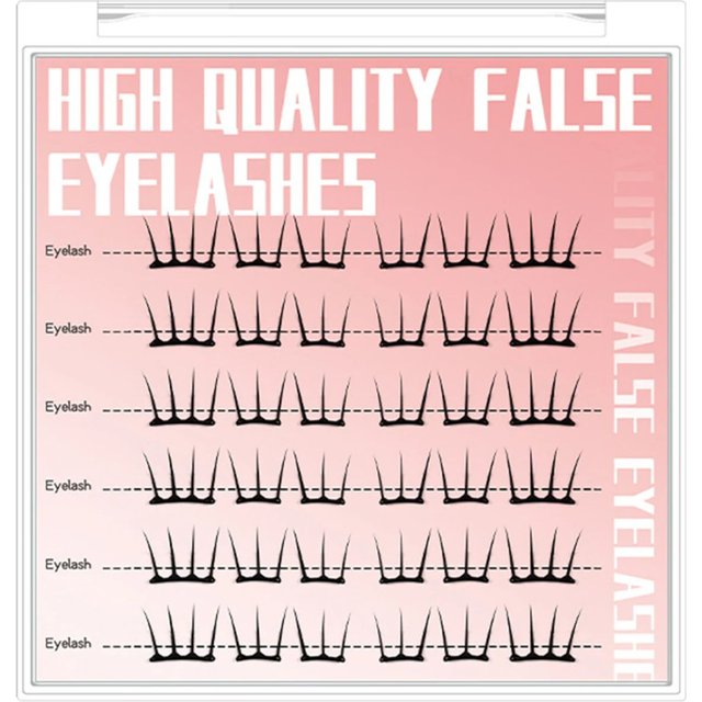 Korean U Shaped Eyelashes DIY Individual False Lashes Natural Comic Lashes Extension Makeup Tool