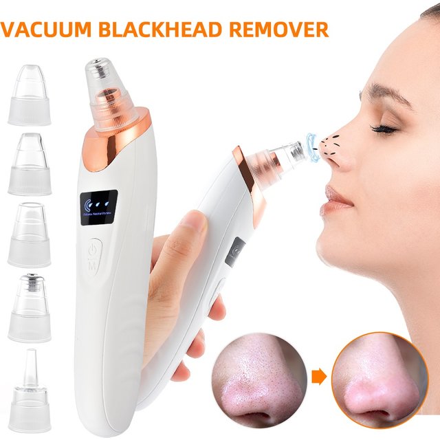 Vacuum Nose Blackhead Remover Face Cleansing Beauty Machine Facial Suction Cleaner Pimple Dead Skin Remover Extractor Skin Care