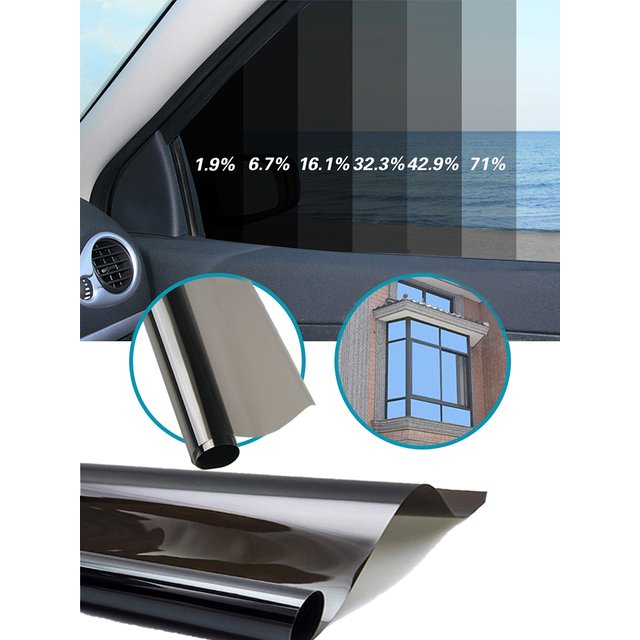 Privacy Protection Glass Film Sunscreen Thermal Insulation Film Car Window Film Suitable for Home Auto Window Vinyl Wrap Film