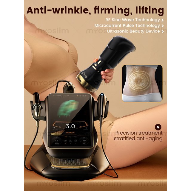 360MAX 25D HiFU 3 In 1 Technology Machine For Non Invasive Facial Slimming Anti Aging And Body Firming