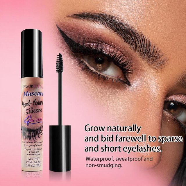 5D Waterproof Mascara Eyelashes Thickening, Lengthening, Curling, Waterproof Liquid Fiber Mascara Eyelashes Extension Tool